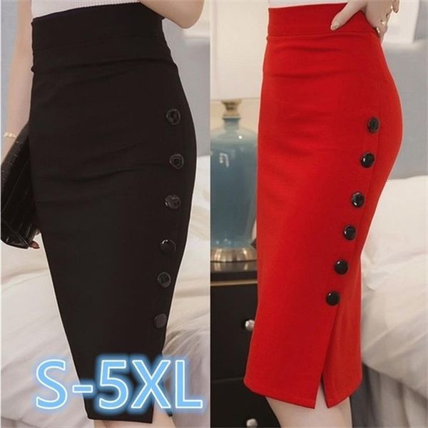 elegant vintage office ol womens skirt high waist buttons slit pencil plus size s 5xl stretch midi, Black
elegant vintage office ol womens skirt high waist buttons slit pencil plus size s 5xl stretch midi, Black