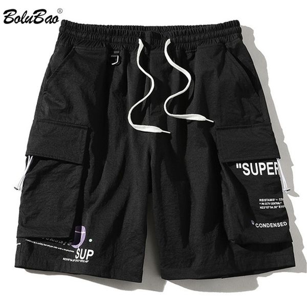 bolubao brand men cargo shorts summer men's high street letter print male casual drawstring knee length 210713, White;black
bolubao brand men cargo shorts summer men's high street letter print male casual drawstring knee length 210713, White;black