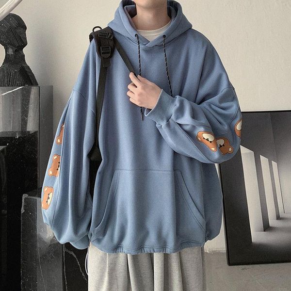 men's hoodies & sweatshirts spring autumn hoodie dk jk men women students pullover sweatshirt long-sleeve korean oversize bear casual h, Black
men's hoodies & sweatshirts spring autumn hoodie dk jk men women students pullover sweatshirt long-sleeve korean oversize bear casual h, Black
