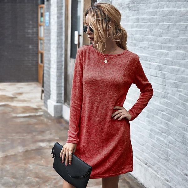 autumn winter bottoming knitted dress women casual o neck solid for 2021 elegant dresses, Black;gray
autumn winter bottoming knitted dress women casual o neck solid for 2021 elegant dresses, Black;gray