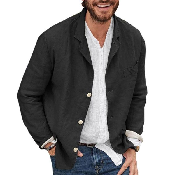 men's jackets men autumn casual solid color long sleeve single-breasted blazer coat jacket, Black;brown
men's jackets men autumn casual solid color long sleeve single-breasted blazer coat jacket, Black;brown