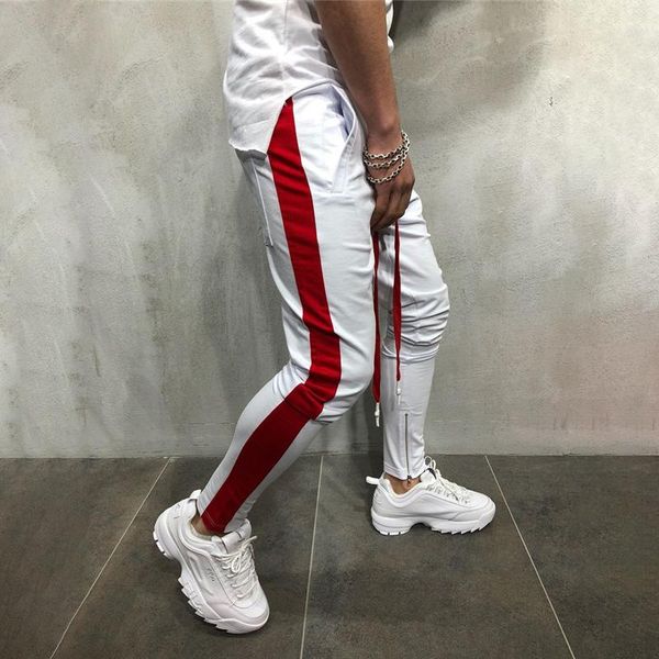 men's pants fashion pockets 2021 stripes side hip hop sweatpants casual male loose sports, Black
men's pants fashion pockets 2021 stripes side hip hop sweatpants casual male loose sports, Black