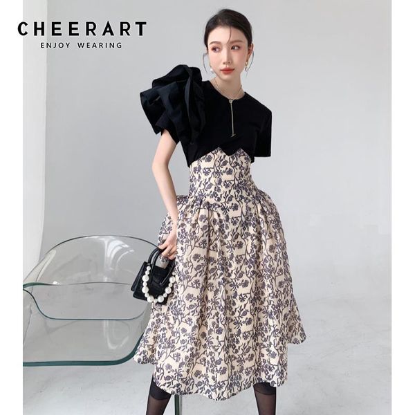 skirts cheerart goth high waist floral long skirt women 2021 bottoms a line vintage flowy flower summer elegant gothic clothes, Black
skirts cheerart goth high waist floral long skirt women 2021 bottoms a line vintage flowy flower summer elegant gothic clothes, Black