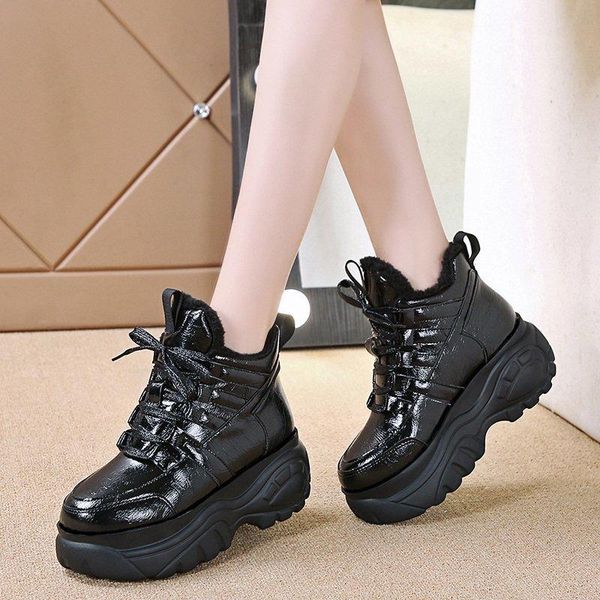 boots lace up snow female women winter drop chunky platform woman waterproof warm thick plush cotton padded shoes, Black
boots lace up snow female women winter drop chunky platform woman waterproof warm thick plush cotton padded shoes, Black
