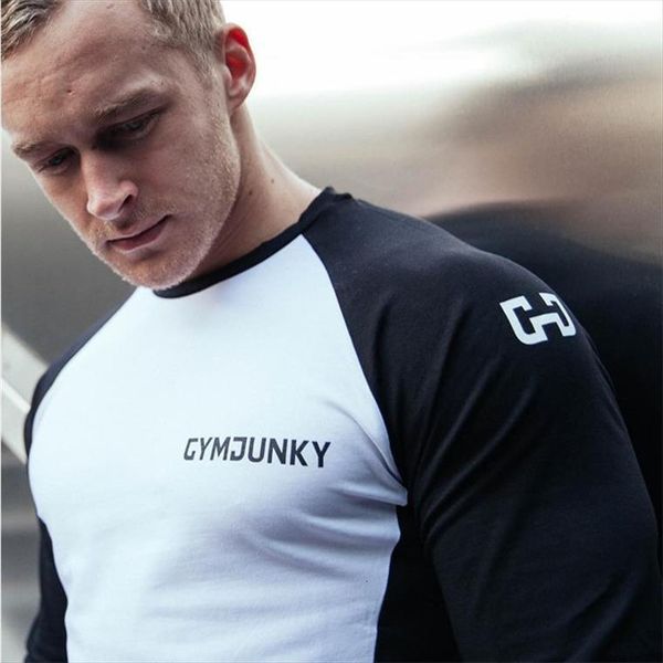 spring autumn cotton long men sleeved gyms fitness workout clothing male casual fashion brand tees, White;black
spring autumn cotton long men sleeved gyms fitness workout clothing male casual fashion brand tees, White;black