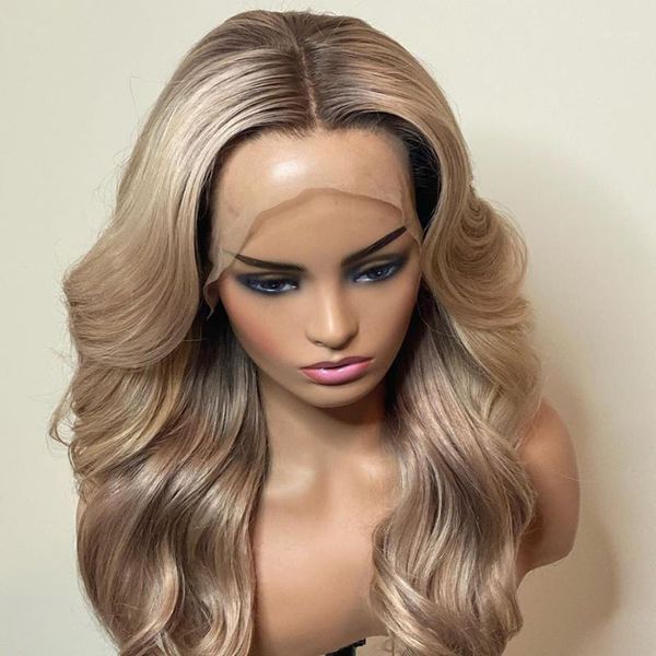 wave ombre 1b/blonde 13x6 lace front human hair wig with baby brazilian for black women natural hairline1, Black;brown
wave ombre 1b/blonde 13x6 lace front human hair wig with baby brazilian for black women natural hairline1, Black;brown