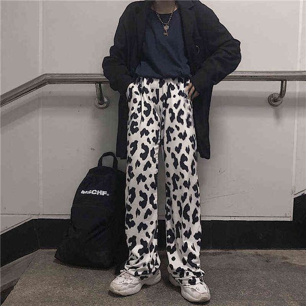 houzhou cow print wide leg pants women oversize korean style harajuku trousers female summer street aesthetic high waist 211124, Black;white
houzhou cow print wide leg pants women oversize korean style harajuku trousers female summer street aesthetic high waist 211124, Black;white