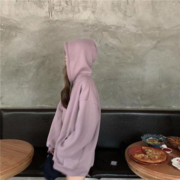 Women's Hoodies & Sweatshirts Women Large Size Leisure Solid Color Long Sleeve Hooded Pullovers 2021 Casual Korean Sweatshirt Tops, Black
Women's Hoodies & Sweatshirts Women Large Size Leisure Solid Color Long Sleeve Hooded Pullovers 2021 Casual Korean Sweatshirt Tops, Black