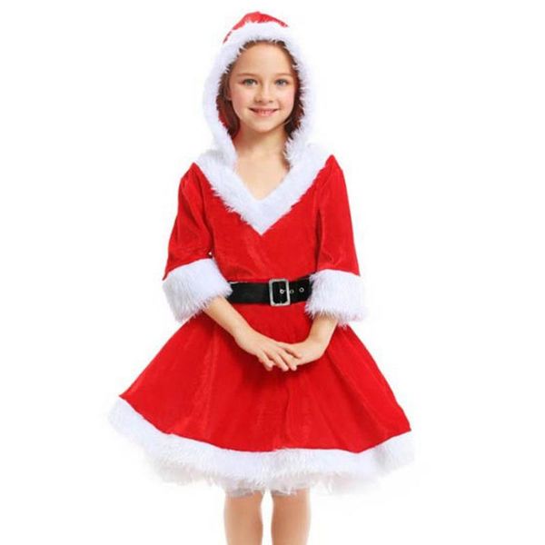 casual dresses christmas costume girlssanta dress long sleeve velvet red and green set with belt masquerade party suit, Black;gray
casual dresses christmas costume girlssanta dress long sleeve velvet red and green set with belt masquerade party suit, Black;gray