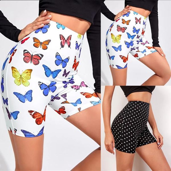 women's shorts printed yoga pants outdoor cycling buttocks tight female high waist stretch sports fitness breathable tights, White;black
women's shorts printed yoga pants outdoor cycling buttocks tight female high waist stretch sports fitness breathable tights, White;black