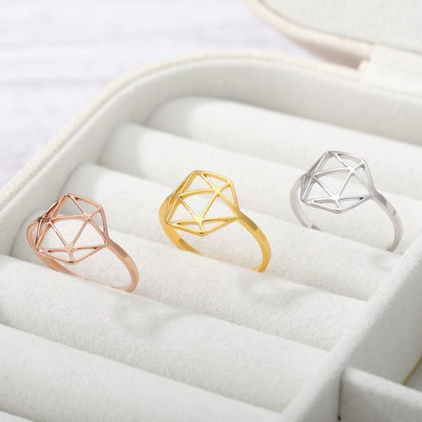 wedding rings cute honeycomb gold stainless steel geometric adjustable finger ring for women men aesthetic charm jewelry 2021 bague bff, Slivery;golden
wedding rings cute honeycomb gold stainless steel geometric adjustable finger ring for women men aesthetic charm jewelry 2021 bague bff, Slivery;golden