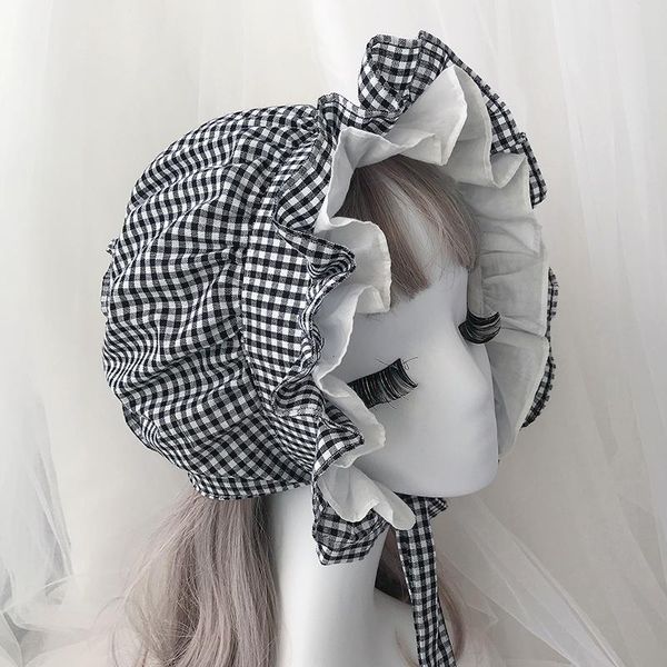 beanie/skull caps hand-made lolita cap po shoot idyllic style pography pure cotton plaid nightcap can be customized baby, Blue;gray
beanie/skull caps hand-made lolita cap po shoot idyllic style pography pure cotton plaid nightcap can be customized baby, Blue;gray
