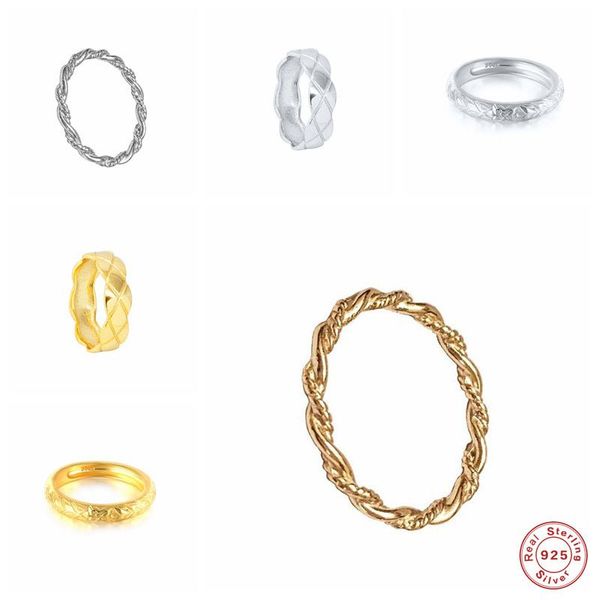 cluster rings gs 925 sterling silver minimalist twisted for women cross stamp flower print slim finger wedding party jewelry, Golden;silver
cluster rings gs 925 sterling silver minimalist twisted for women cross stamp flower print slim finger wedding party jewelry, Golden;silver