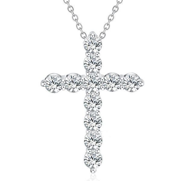 chains 925 sterling silver luxury necklace shiny inlaid zircon crystal pendant cross 18/20/22/24 inch ladies party jewelry
chains 925 sterling silver luxury necklace shiny inlaid zircon crystal pendant cross 18/20/22/24 inch ladies party jewelry