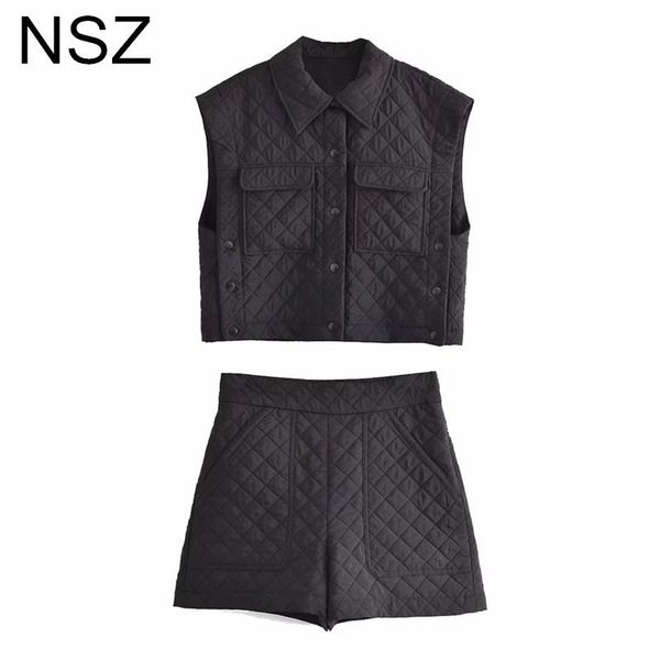 women's vests nsz women black oversized quilted vest 2021 fashion sleeveless jacket coat large size cropped tank waistcoat 2 pcs set, Black;white
women's vests nsz women black oversized quilted vest 2021 fashion sleeveless jacket coat large size cropped tank waistcoat 2 pcs set, Black;white
