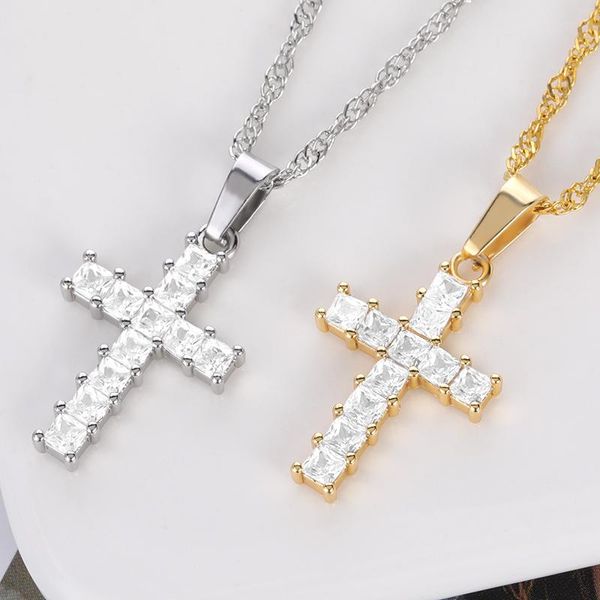 chokers 2021 fashion jewelry nice style simple zircon cross women men necklace, Golden;silver
chokers 2021 fashion jewelry nice style simple zircon cross women men necklace, Golden;silver