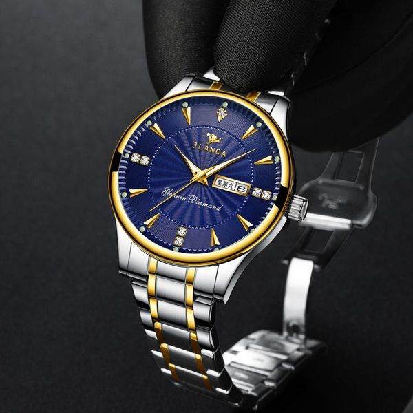 wristwatches 2021 fashion explosive genuine non-mechanical men's and women's quartz watch dual calendar luminous korean stainless, Slivery;brown
wristwatches 2021 fashion explosive genuine non-mechanical men's and women's quartz watch dual calendar luminous korean stainless, Slivery;brown