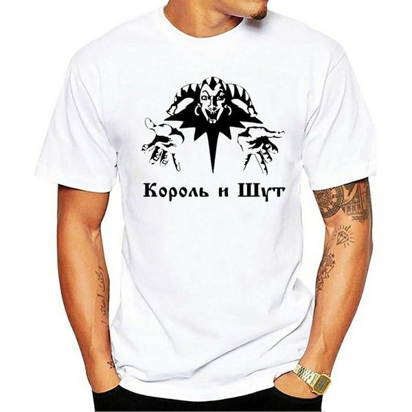 men's t-shirts t shirt king and jester russian horror punk band korol i shut men tee large short sleeved cotton guys heavy shirts, White;black
men's t-shirts t shirt king and jester russian horror punk band korol i shut men tee large short sleeved cotton guys heavy shirts, White;black