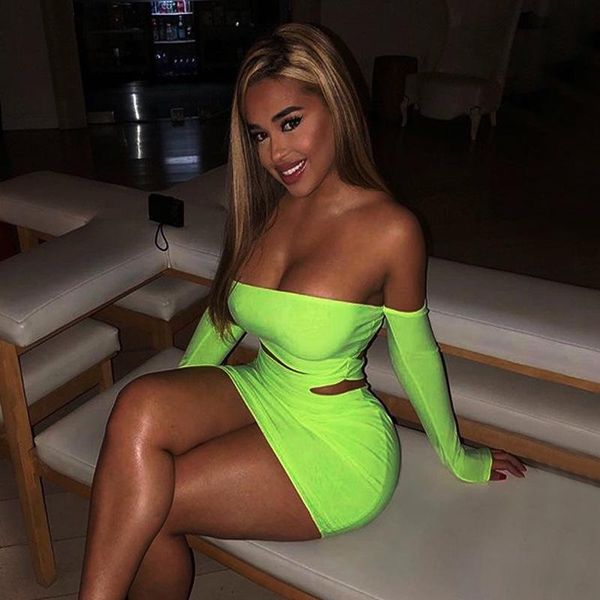 neon green dress women long sleeve off the shoulder 2021 spring hollow out solid party nightclub casual dresses, Black;gray
neon green dress women long sleeve off the shoulder 2021 spring hollow out solid party nightclub casual dresses, Black;gray