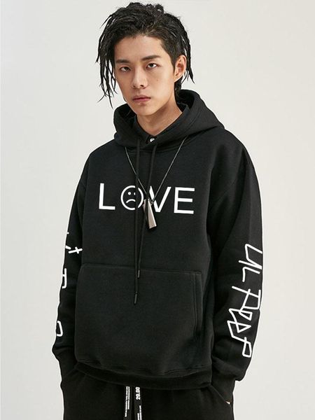 men's hoodies & sweatshirts lil peep hell boy lil. mannen/vrouwen hooded trui mannelijke/vrouwelijke sudaderas cry baby hood hoddie, Black
men's hoodies & sweatshirts lil peep hell boy lil. mannen/vrouwen hooded trui mannelijke/vrouwelijke sudaderas cry baby hood hoddie, Black