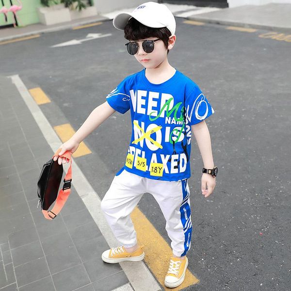 clothing sets 2021 handsome children's boys letter printed cotton short-sleeved pants fashion two-piece suit kids bt129, White
clothing sets 2021 handsome children's boys letter printed cotton short-sleeved pants fashion two-piece suit kids bt129, White