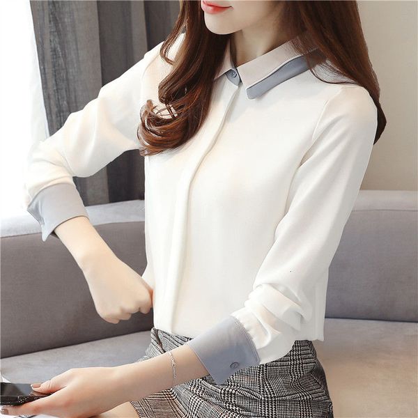 shirts female white shirt long spring shreds turn-down collar office ladies chiffon blouse plus size 5xl d196
shirts female white shirt long spring shreds turn-down collar office ladies chiffon blouse plus size 5xl d196