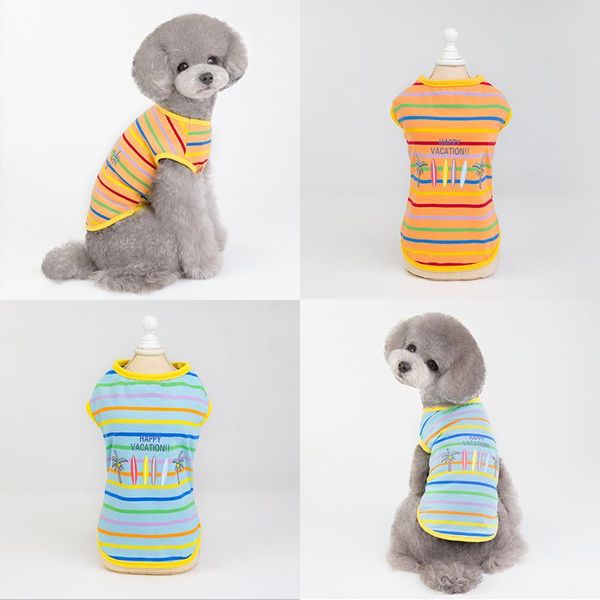 dog apparel s-2xl pet clothes summer dogs casual stripe vest middle small t-shirt cotton breathable puppy clothing pets supplies
dog apparel s-2xl pet clothes summer dogs casual stripe vest middle small t-shirt cotton breathable puppy clothing pets supplies