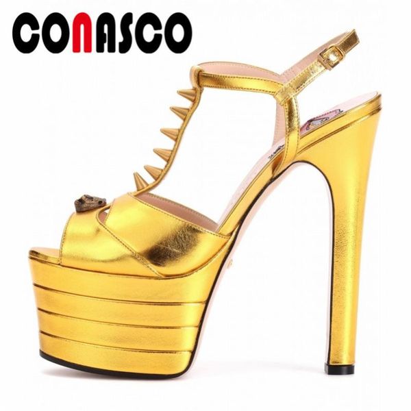 dress shoes conasco summer women sandals rivet flatform style high heels prom wedding nigh club woman t-strap fashion, Black
dress shoes conasco summer women sandals rivet flatform style high heels prom wedding nigh club woman t-strap fashion, Black