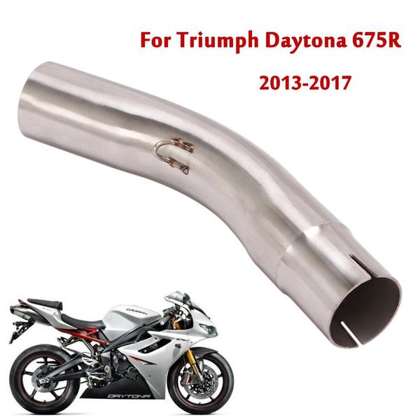 for daytona 675r 2013-2021 motorcycle exhaust middle link pipe connecting tube section escape slip on modified system
for daytona 675r 2013-2021 motorcycle exhaust middle link pipe connecting tube section escape slip on modified system