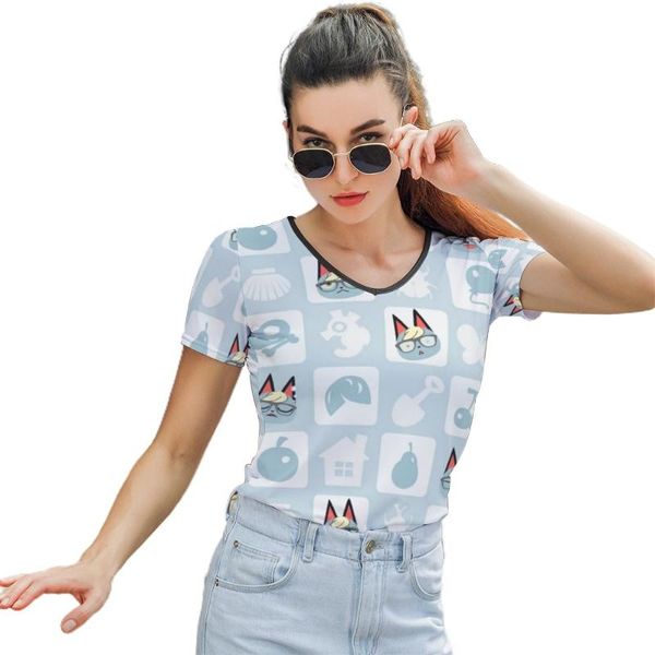 women's t-shirt house tee shirt print woman t o neck fashion short-sleeve street style polyester, White
women's t-shirt house tee shirt print woman t o neck fashion short-sleeve street style polyester, White
