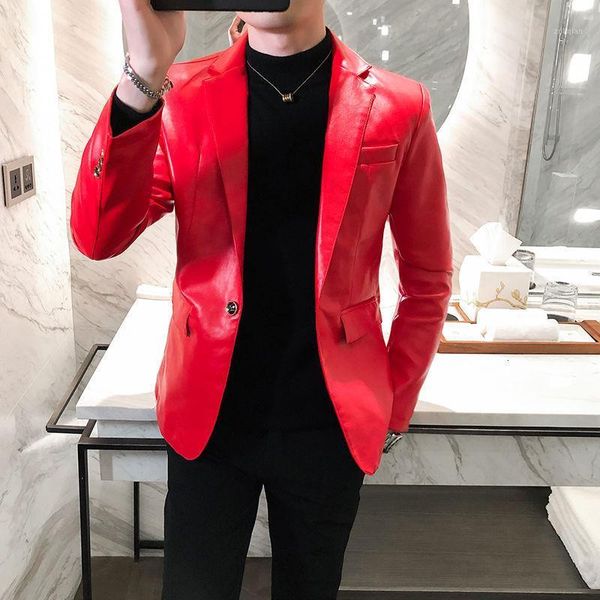 korean slim jacket blazer masculino fit mens stylish chaquetas hombre de vestir autumn spring 2021 men leather suit men's suits & blaze, White;black
korean slim jacket blazer masculino fit mens stylish chaquetas hombre de vestir autumn spring 2021 men leather suit men's suits & blaze, White;black