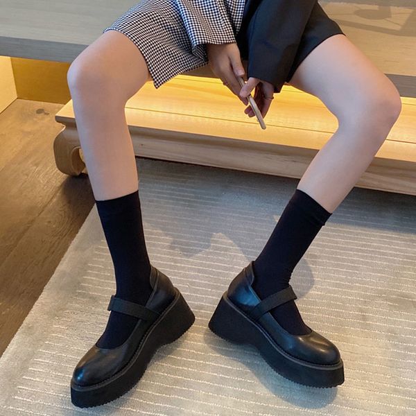 sandals arrival female solid platform buckle round toe shoes women chunky heel casual design stylish pumps, Black
sandals arrival female solid platform buckle round toe shoes women chunky heel casual design stylish pumps, Black