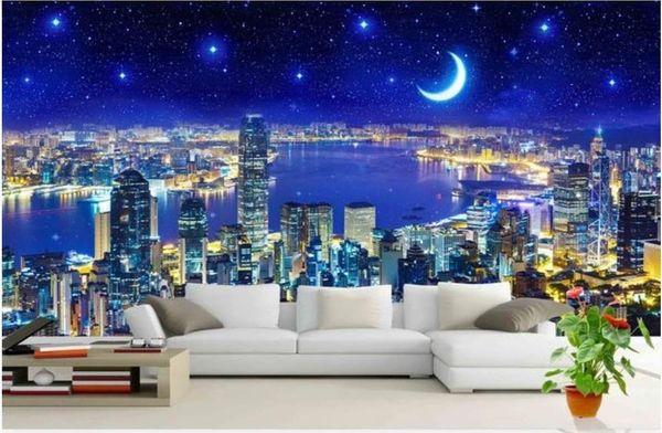 wallpapers custom po 3d murals sky stars moon city night view living room tv background wall papers home decor
wallpapers custom po 3d murals sky stars moon city night view living room tv background wall papers home decor