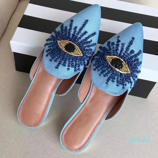 slippers women's pointed toe flip flops mules sandals string beaded crystal embroidery flat heel outdoor loafers 2021, Black
slippers women's pointed toe flip flops mules sandals string beaded crystal embroidery flat heel outdoor loafers 2021, Black