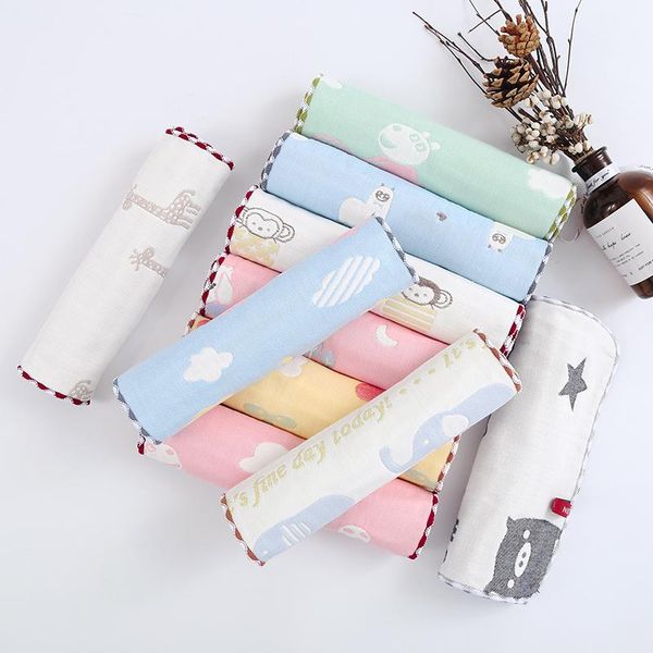 cotton 6-layer gauze children's towel rectangular face super soft cute cartoon pattern small
cotton 6-layer gauze children's towel rectangular face super soft cute cartoon pattern small