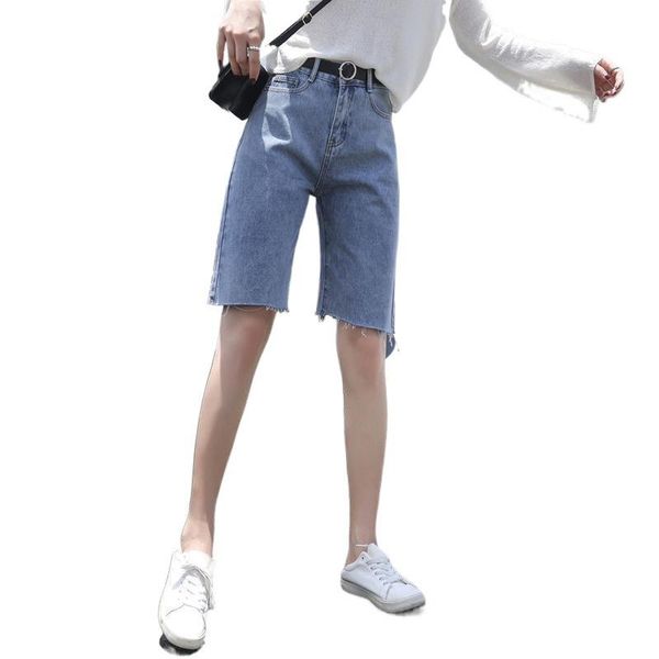 women's jeans denim shorts women high waist cycling summer knee - length plus size jean casual half pants, Blue
women's jeans denim shorts women high waist cycling summer knee - length plus size jean casual half pants, Blue