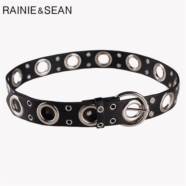 belts rainie sean punk women belt black pin buckle faux leather ladies waist for trousers hollow out female pant accessories, Black;brown
belts rainie sean punk women belt black pin buckle faux leather ladies waist for trousers hollow out female pant accessories, Black;brown