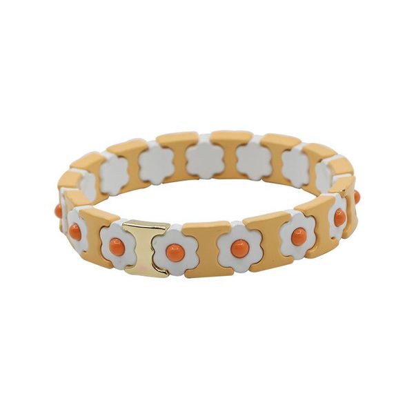 charm bracelets european and american fashion enamel flowers diy women's bracelet bohemian macarons color matching paint female bangle, Golden;silver
charm bracelets european and american fashion enamel flowers diy women's bracelet bohemian macarons color matching paint female bangle, Golden;silver