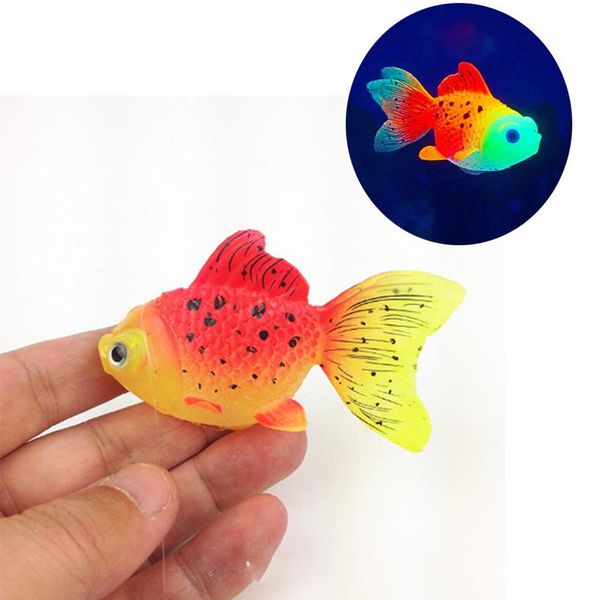 fluorescent artificial fish toy glow in the dark aquarium ornament goldfish model with suction cup sucker decorations
fluorescent artificial fish toy glow in the dark aquarium ornament goldfish model with suction cup sucker decorations
