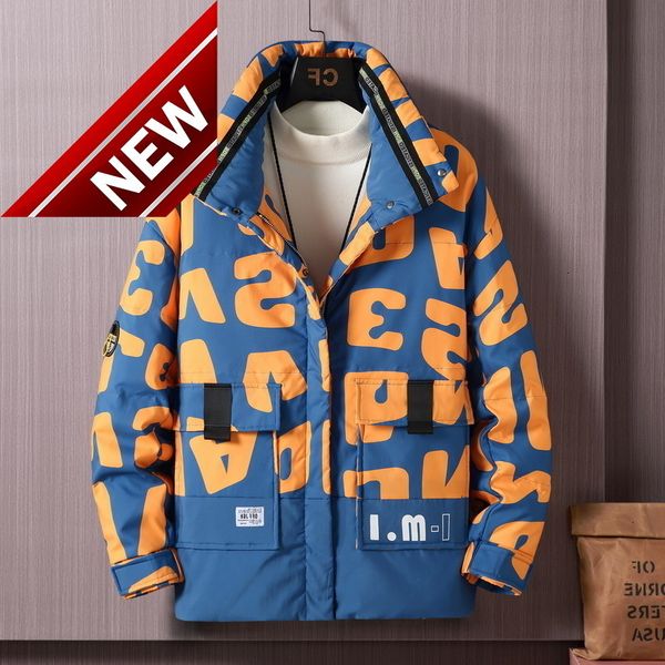 winter duck men white down jacket thick warm patchwork puffer coats male fashion stand collar graffiti windproof loose parkas, Black
winter duck men white down jacket thick warm patchwork puffer coats male fashion stand collar graffiti windproof loose parkas, Black