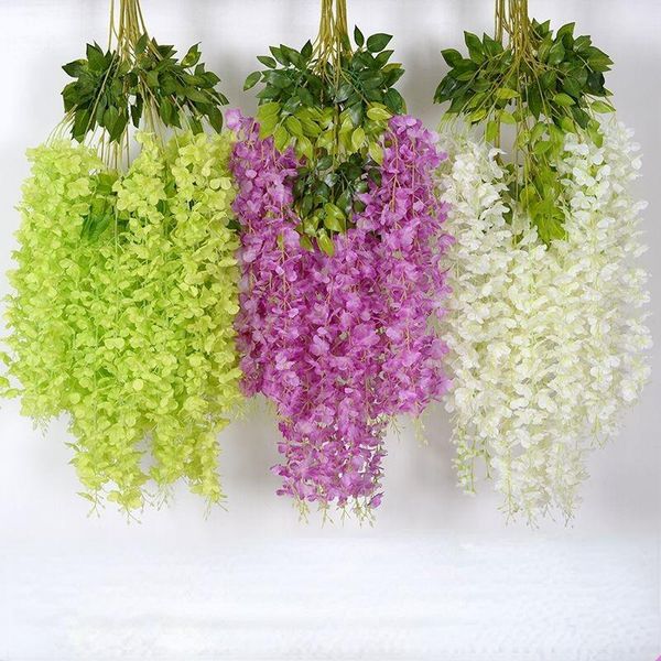 decorative flowers & wreaths 12/24/36pcs artificial wisteria fake vine ratta hanging garland silk string home party wedding decor
decorative flowers & wreaths 12/24/36pcs artificial wisteria fake vine ratta hanging garland silk string home party wedding decor