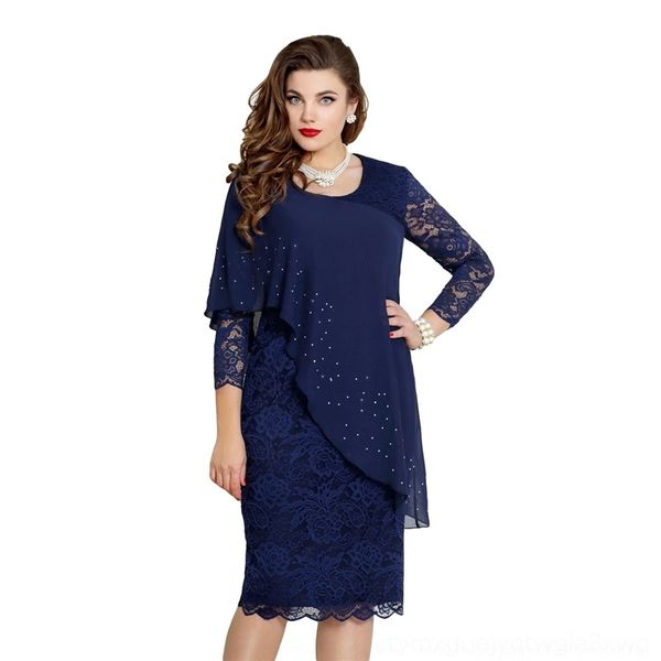jn8q large solid lace stitching elegant plus size es 7 4 sleeve slim evening dress fitting evening women's dress
jn8q large solid lace stitching elegant plus size es 7 4 sleeve slim evening dress fitting evening women's dress
