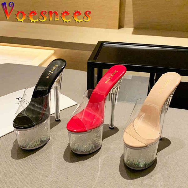 sandals voesnees women slipper 2021 fashion transparent female sandal individuality waterproof platform 17cm crystal high heel sho, Black
sandals voesnees women slipper 2021 fashion transparent female sandal individuality waterproof platform 17cm crystal high heel sho, Black
