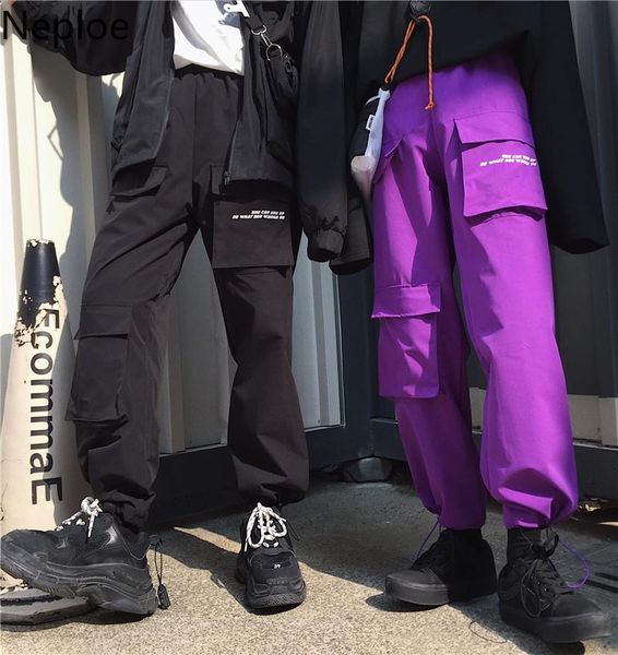 women's pants & capris neploe multi-pocket drawstring cargo stretch high waist harajuku long trousers women men safari style leisure 55, Black;white
women's pants & capris neploe multi-pocket drawstring cargo stretch high waist harajuku long trousers women men safari style leisure 55, Black;white