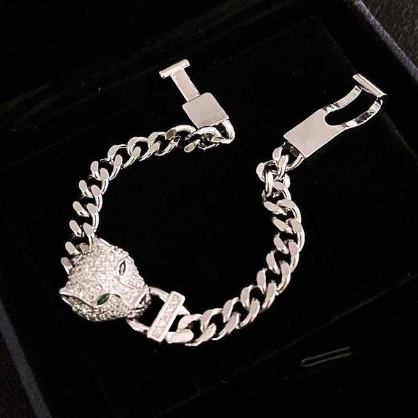 link, chain 2021 fashion female hand jewelry micro-inlaid zircon animal charm hiphop women bracelet brand gift for lover, Black
link, chain 2021 fashion female hand jewelry micro-inlaid zircon animal charm hiphop women bracelet brand gift for lover, Black