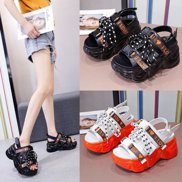 summer women's sandals comfortable super high heel platform shoes women zapatos de mujer womens, Black
summer women's sandals comfortable super high heel platform shoes women zapatos de mujer womens, Black