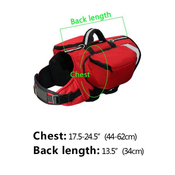 dog collars & leashes backpack harness pet k9 hound outdoor vest harnesses travel camping hiking saddle bag carrier for medium large dogs
dog collars & leashes backpack harness pet k9 hound outdoor vest harnesses travel camping hiking saddle bag carrier for medium large dogs