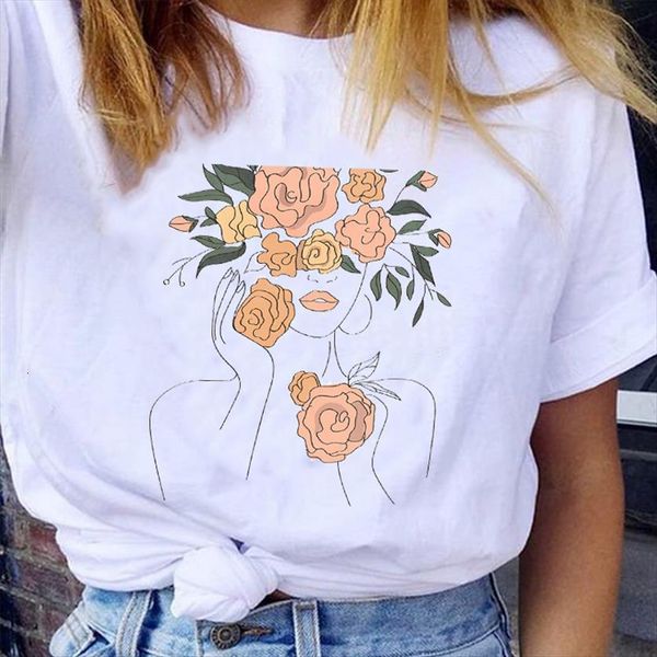 graphic flower spring summer women t shirt floral aesthetic kawaii fashion 90s girl lady print female clothes tees, White
graphic flower spring summer women t shirt floral aesthetic kawaii fashion 90s girl lady print female clothes tees, White