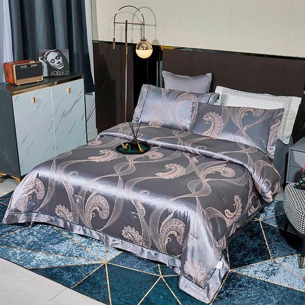 bedding sets luxury satin jacquard weave quilted coverlet 4pcs soft summer quilt cotton bed sheet pillowcase comfortable breathable easy car
bedding sets luxury satin jacquard weave quilted coverlet 4pcs soft summer quilt cotton bed sheet pillowcase comfortable breathable easy car