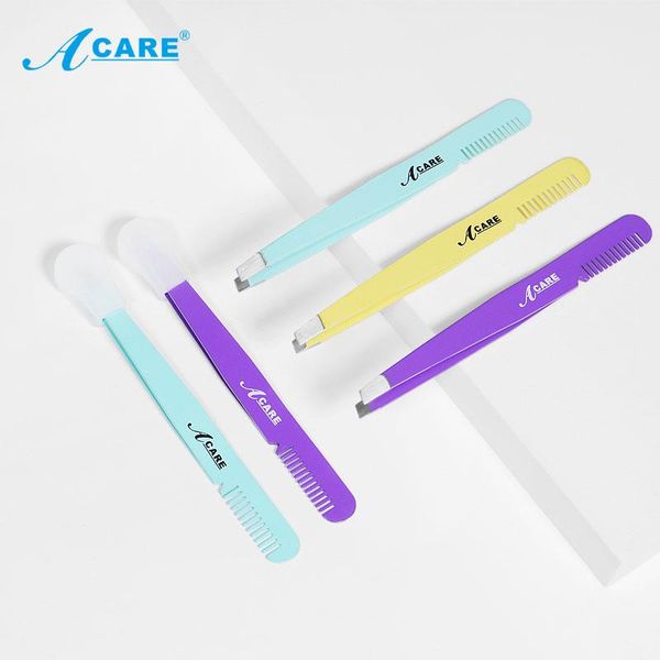 eyebrow tweezer with comb double use stainless steel brush slant metal eyelash extension nipper for hair removal face beauty tools & stencil
eyebrow tweezer with comb double use stainless steel brush slant metal eyelash extension nipper for hair removal face beauty tools & stencil
